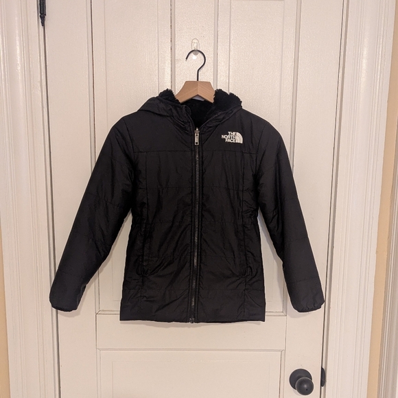 The North Face reverable Mossbud parka jacket with hood size 7/8
